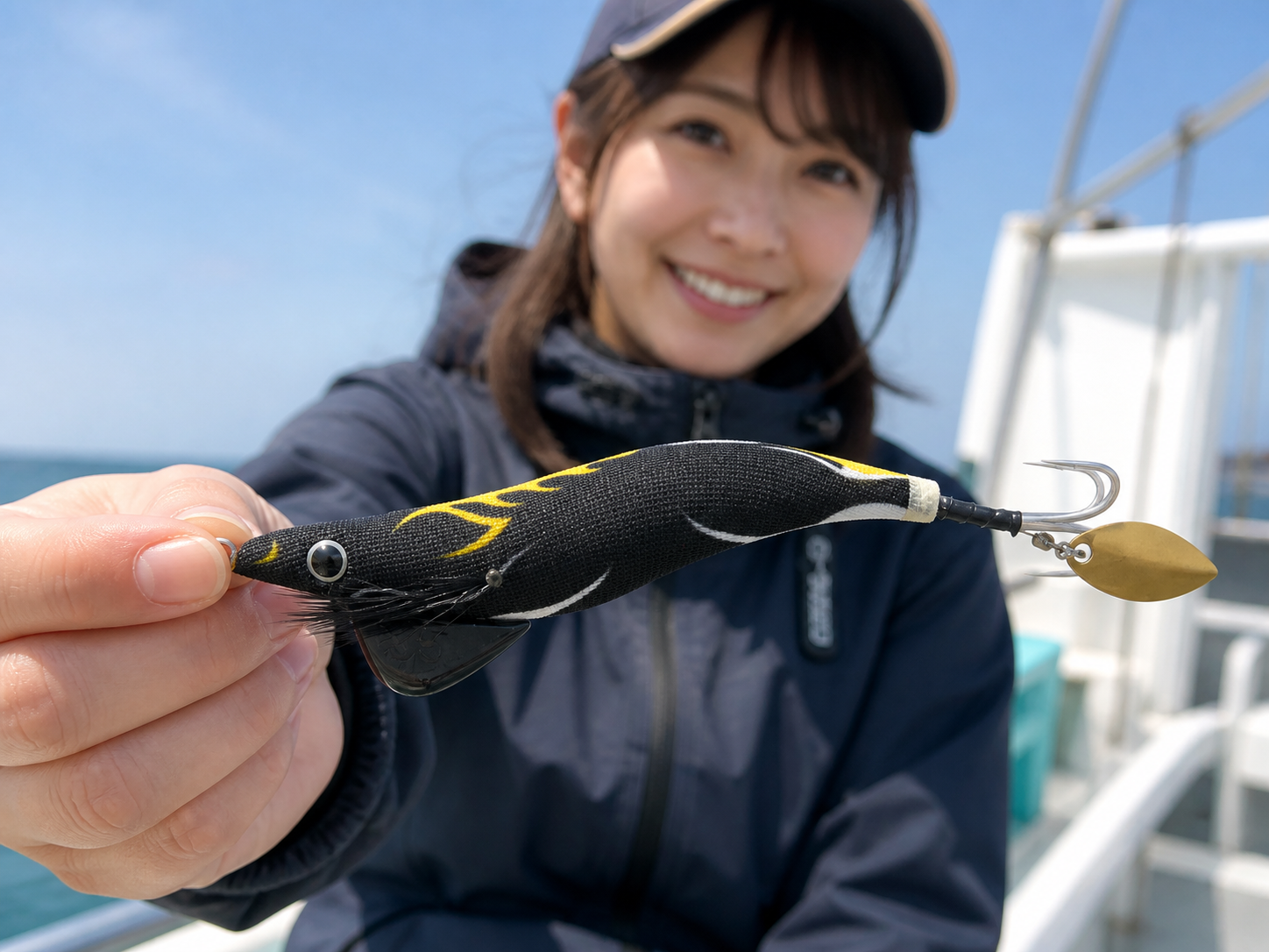 蛸墨族の限定カラーを手に持つイメージ