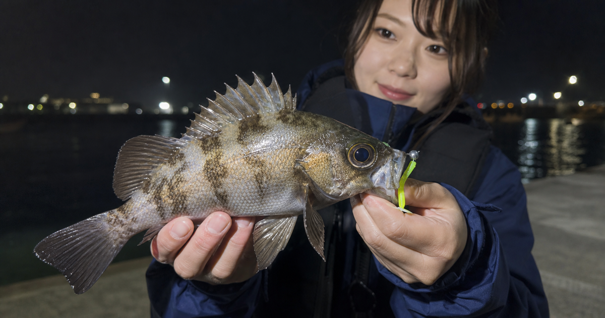 メバリングの始め方！初心者がそろえる道具と夜の港で釣るコツを解説