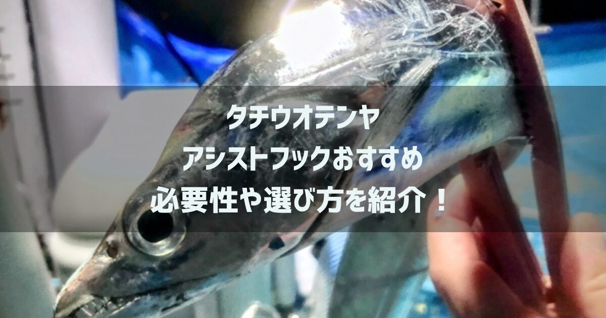 タチウオテンヤダブルフック6号2セット8本 釣り方