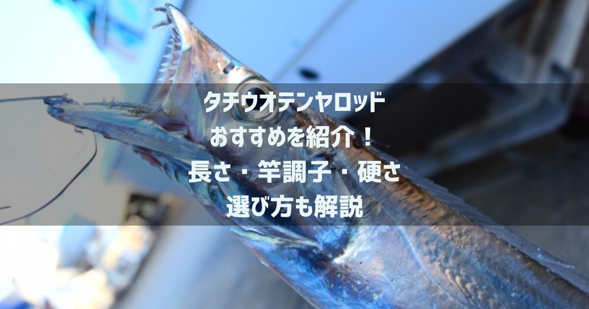 タチウオテンヤロッドのおすすめ14選！長さ・竿調子・硬さなど選び方も紹介！ - 釣り行きたい